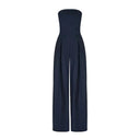 Chic Women's Tube Jumpsuit with Corset Design for Stylish Events