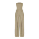 Chic Women's Tube Jumpsuit with Corset Design for Stylish Events