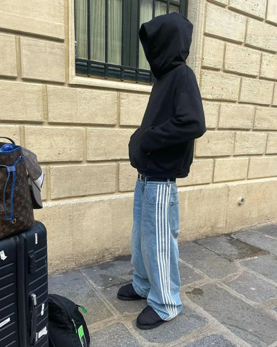 High-Waisted Baggy Jeans for Trendy Style