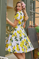 Retro Floral Summer Dress
