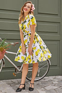 Retro Floral Summer Dress