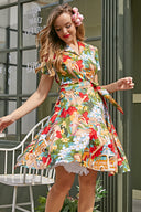Retro Floral Summer Dress