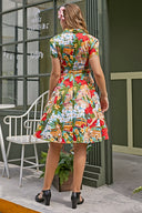 Retro Floral Summer Dress