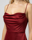 Flowing Silk Maxi Dress for Women