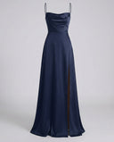 Flowing Silk Maxi Dress for Women