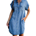 Summer Breeze Denim Dress: Effortless Style