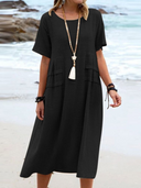 Chic Everyday Cotton Dress for Effortless Style