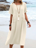 Chic Everyday Cotton Dress for Effortless Style