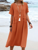 Chic Everyday Cotton Dress for Effortless Style