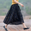 Chic Dotted Skirt with Stretchy Waistband