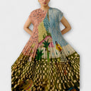Amara Animal Print Pleated Dress for Chic Occasions