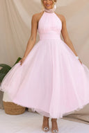Chic Sleeveless Evening Gown