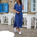 Chic Button-Up Shirt Dress for Everyday Wear