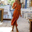 Chic Button-Up Shirt Dress for Everyday Wear