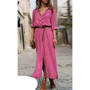 Chic Button-Up Shirt Dress for Everyday Wear