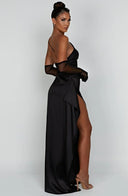 Chic One-Shoulder Slit Dress for All Occasions