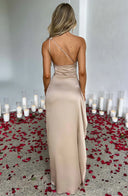 Chic One-Shoulder Slit Dress for All Occasions