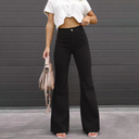Chic High-Waisted Corduroy Wide-Leg Trousers
