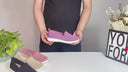 Chic Solid Color Knit Sneakers for Women