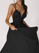 Chic V-Neck Strap Dress for Any Occasion