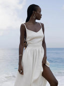Chic Cotton Maxi Dress for Summer Style