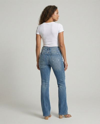 Women's Retro Bootcut Denim Jeans