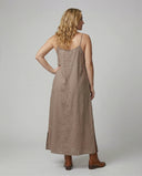 V-Neck Women’s Maxi Dress with Side Pockets