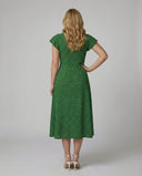 Chic Women's Long Sleeve Dress with Butterfly Sleeves