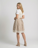 Traditional Folk Costume Set with Apron and Blouse