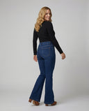 Chic High-Waist Flared Jeans for Women