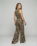Trendy Leopard Print Women's Jumpsuit