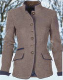 Chic Women's High Collar Blazer