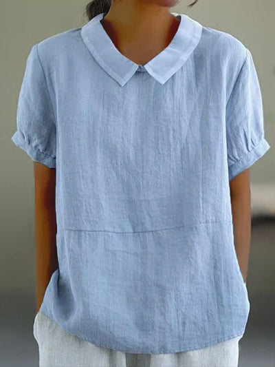 Chic Vintage Collar Top for Any Occasion