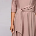 Chic Midi Dress with Feminine Design