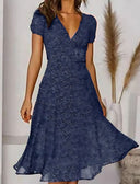 Flared Hem Summer Dress for Women