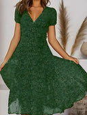 Flared Hem Summer Dress for Women