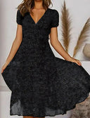Flared Hem Summer Dress for Women