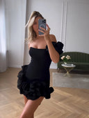 Chic Floral Print Mini Dress