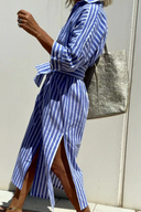 Chic Striped Shirt Dress for Effortless Style