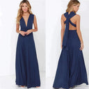 Chic Strap-Embellished Elastic Wrap Dress