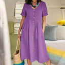 Chic Cotton Dress for Effortless Style