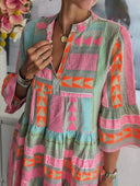 Retro Chic Loose-Fit Dress for Every Occasion