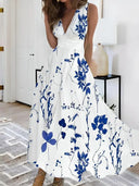 Chic Cotton Maxi Dress - Famke
