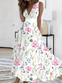 Chic Cotton Maxi Dress - Famke