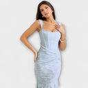 Renske - Chic Corset Long Dress for Events
