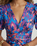 Elegant Puff Sleeve Evening Dress for Women