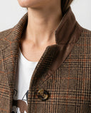 Chic Checked Blazer with Stylish Lapels
