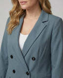 Chic Double-Breasted Blazer with Stylish Cuffs