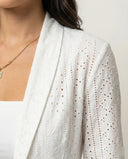 Ladies Lace Pattern Blazer Jacket