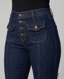 Chic High-Waist Flared Jeans for Women